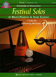 Festival Solos #3 Baritone T.C. Book with Online Audio Access cover